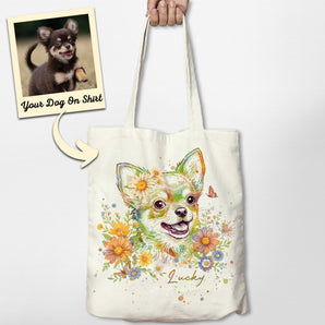 Personalized Chihuahua Tote Bag