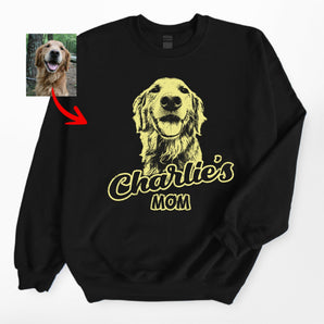 Sketch Custom Dog Portrait Sweatshirt