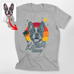 Pawarts | Summer Vibes Customized Dog Portrait Unisex T-shirt - Pawarts