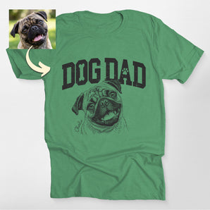 Customized Dog Dad Father's Day Classic Shirt