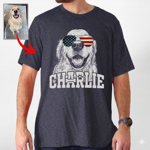 Custom Dog Face Classic Tee