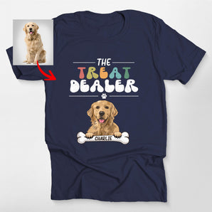 The Snack Dealer Classic T-Shirt For Dog Mom, Customized Dog Gift