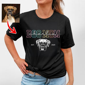 Custom Dogface Classic T-Shirt for Pet Lovers