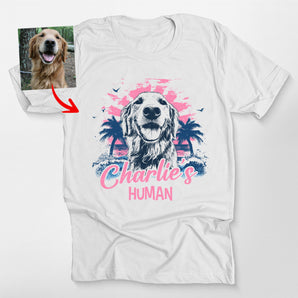 Custom Dog Beach Comfort Colors T-Shirt for Dog Lovers