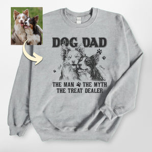Dog Dad The Treat Dealer Sweatshirt