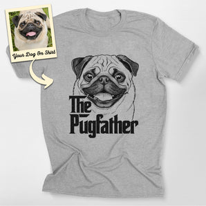 Personalized The Pugfather T-shirt