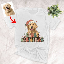 Load image into Gallery viewer, Pawarts | Super Cute Customized Dog Face T-shirt [Lovely Xmas Gift]
