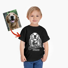 Load image into Gallery viewer, Pawarts | Personalized Sketch Dog Toddler T-Shirt

