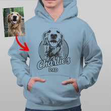Load image into Gallery viewer, Pawarts - Meaningful Gift | Personalized Dog Photo Hoodie For Dog Dad
