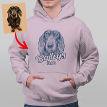 Load image into Gallery viewer, Pawarts - Meaningful Gift | Personalized Dog Photo Hoodie For Dog Dad
