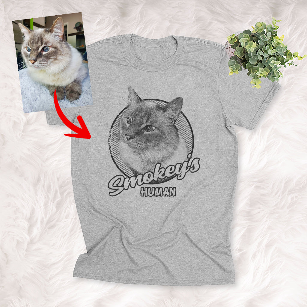 Pawarts | Brilliant Personalized Cat Unisex T-shirt [For Humans]