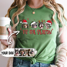 Load image into Gallery viewer, Pawarts | [Tis The Season] Personalized Dog T-shirt For Human

