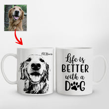 Load image into Gallery viewer, Pawarts - Precious Personalized Dog Mug for Humans (Life Is Better)

