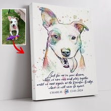 Load image into Gallery viewer, Pawarts | Unique Custom Dog Canvas [Memorial Gift for Dog Lovers]
