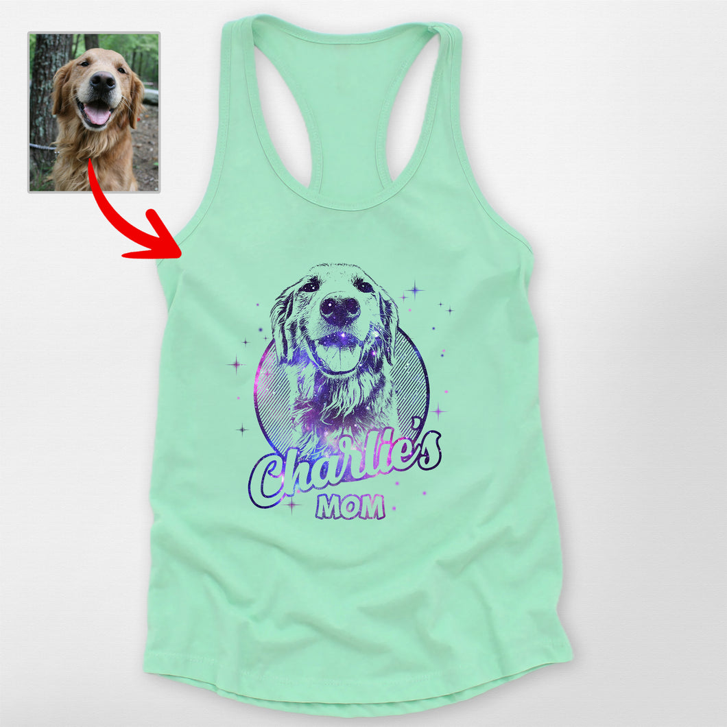 Pawarts - Personalized Unique Sketch Dog Tank Top [For Dog Mom]