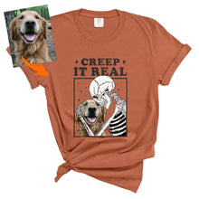 Load image into Gallery viewer, Pawarts | Spooky Customized Dog Portrait Comfort Color T-shirts [Best For Halloween]
