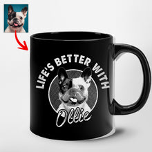 Load image into Gallery viewer, Pawarts | Super Cute Personalized Dog Mug [Life Is Better With A Dog]
