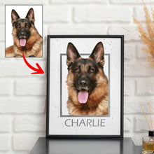 Load image into Gallery viewer, Pawarts | Super Cute Personalized Dog Portrait Poster
