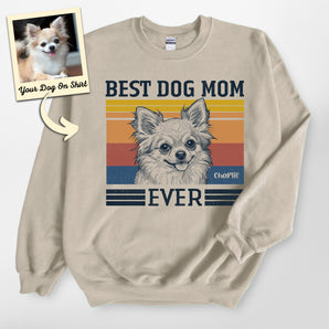Personalized Chihuahua Dog Best Dog Dad Ever Sweatshirt