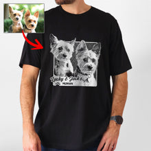 Load image into Gallery viewer, Meaningful Custom Dog Shirt Bella Canvas Tee for Dog Moms and Dads
