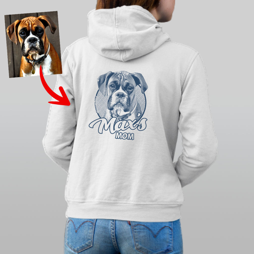 Pawarts - Custom Dog Zip Hoodie (The Truly Perfect Gift For Dog Mom)