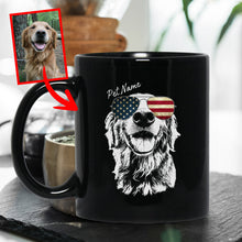 Load image into Gallery viewer, Pawarts | Customized Dog Portrait Mug For Patriotic Human

