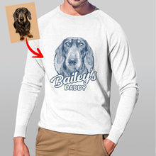 Load image into Gallery viewer, Pawarts - My Hooman Personalized Dog Long Sleeve Shirt For Dog Dad
