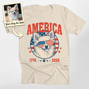 Personalized America 1776-2026 250 4th of July Chihuahua Classic T-shirt