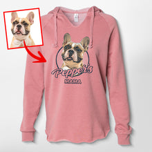 Load image into Gallery viewer, Pawarts | Colorful Custom Dog Cali Wave Hoodie For Dog Mom
