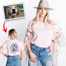 Load image into Gallery viewer, Custom Dog Bella Canvas Crewneck T-Shirt For Dog Mom, Special Mother&#39;s Day Gifts
