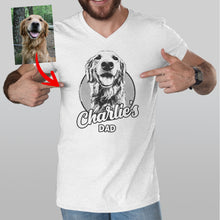 Load image into Gallery viewer, Pawarts - Awesome Personalized Dog V-neck Shirt [Gift For Dog Dad]
