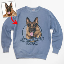 Load image into Gallery viewer, Pawarts | Super Vibrant Customized Dog Comfort Color Sweatshirt For Human
