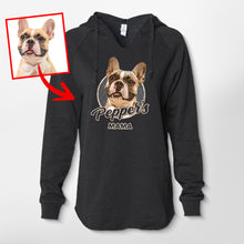 Load image into Gallery viewer, Pawarts | Colorful Custom Dog Cali Wave Hoodie For Dog Mom
