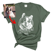 Load image into Gallery viewer, Pawarts | Sketch Personalized Dog Comfort Colors T-shirt [For Hooman]
