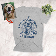 Load image into Gallery viewer, Pawarts - (Happy Birthday) Custom Dog T-shirts, Unforgettable Gifts For Dog Owners
