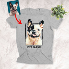 Load image into Gallery viewer, Pawarts | Amazing Personalized Dog Portrait Unisex T-shirt
