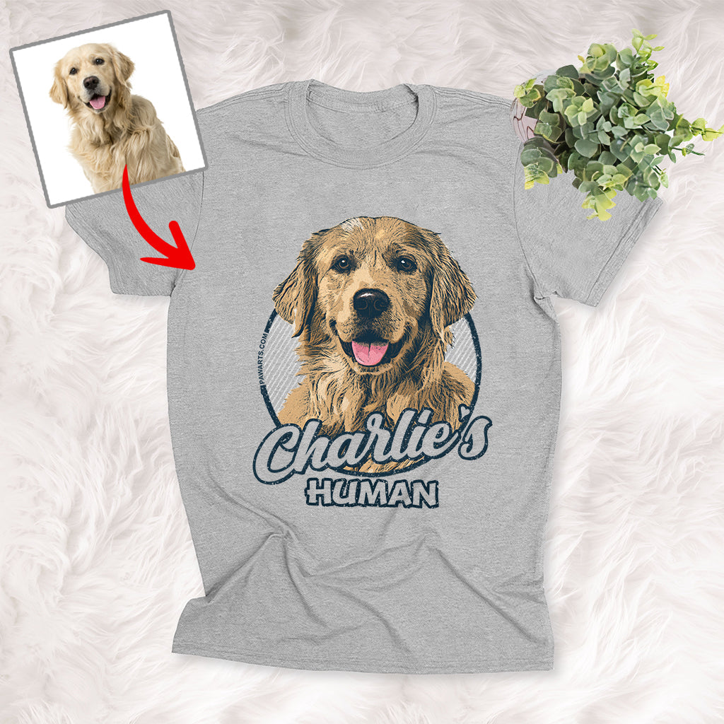 Pawarts | Color Sketch Dog Portrait Custom T-shirt [For Pawrents]