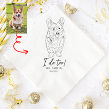 Load image into Gallery viewer, Pawarts | Cute Custom Dog Napkins [Great For Wedding]
