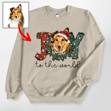 Load image into Gallery viewer, Pawarts | [Joy To The World] Xmas Custom Dog Sweatshirt
