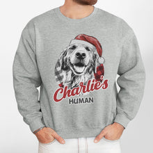 Load image into Gallery viewer, Pawarts | Christmas Spirit Customized Dog Portrait Sweatshirt For Human
