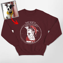 Load image into Gallery viewer, Pawarts | X-mas Vibe Personalized Dog Sweatshirt For Human
