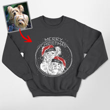 Load image into Gallery viewer, Pawarts | X-mas Vibe Personalized Dog Sweatshirt For Human
