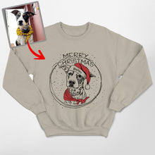 Load image into Gallery viewer, Pawarts | X-mas Vibe Personalized Dog Sweatshirt For Human
