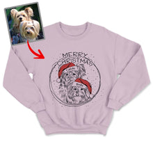 Load image into Gallery viewer, Pawarts | X-mas Vibe Personalized Dog Sweatshirt For Human
