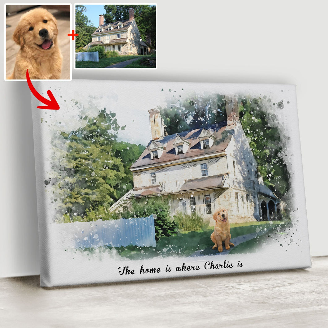 Pawarts | Heartfelt Custom Dog Canvas [Special Gift For Dog Lovers]