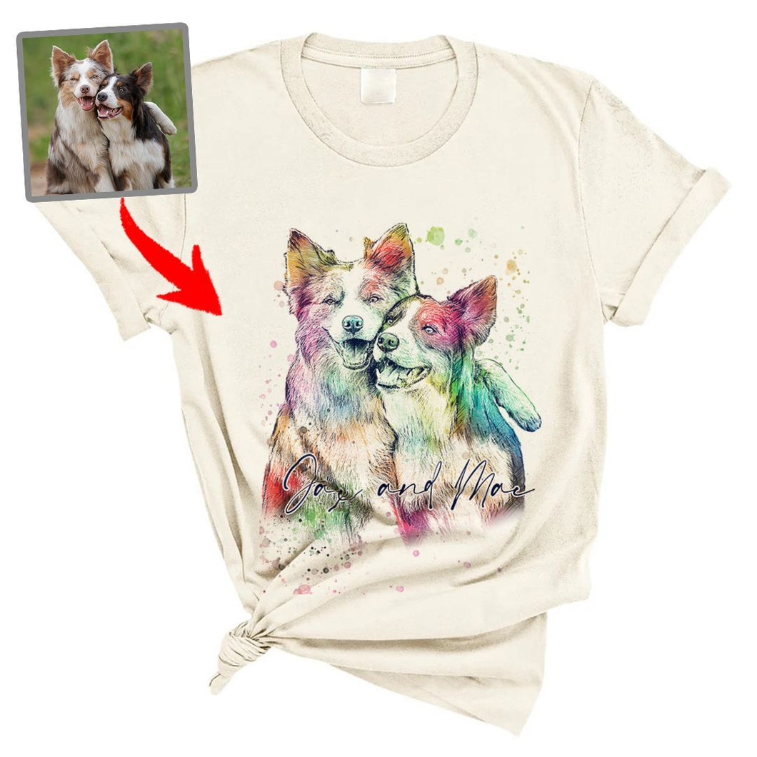 Pawarts | Amazing Customized Dog Unisex Comfort Colors T-shirt [For Humans]