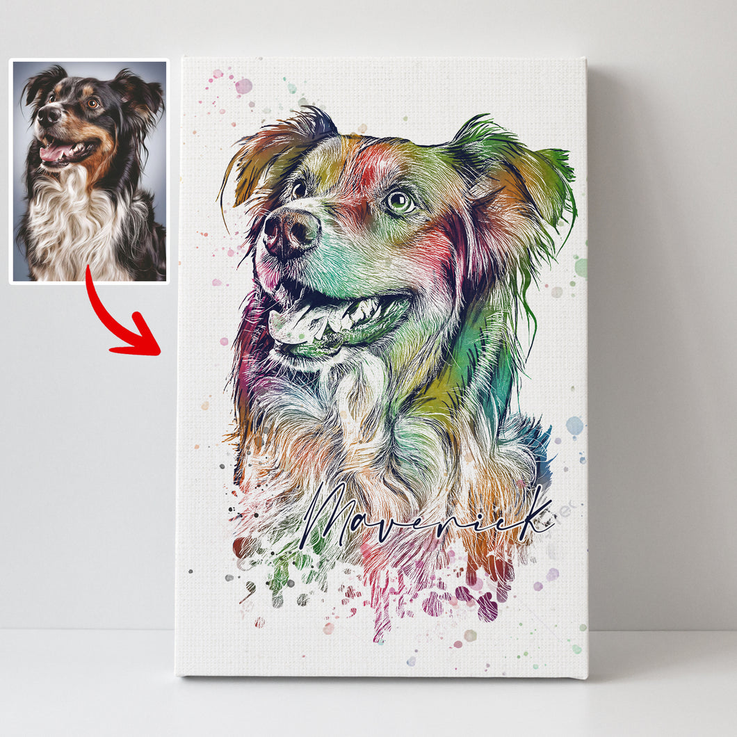 Pawarts | Unique Custom Dog Canvas [Great Gift for Dog Lovers]