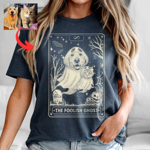 Custom Ghost Dog Tarot Card Classic T-Shirt