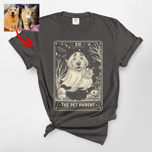 The Foolish Ghost Tarot Shirt – Custom Premium Heavyweight Halloween Tee