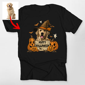 Happy Halloween Dog Witch Classic T-Shirt for Dog Lovers
